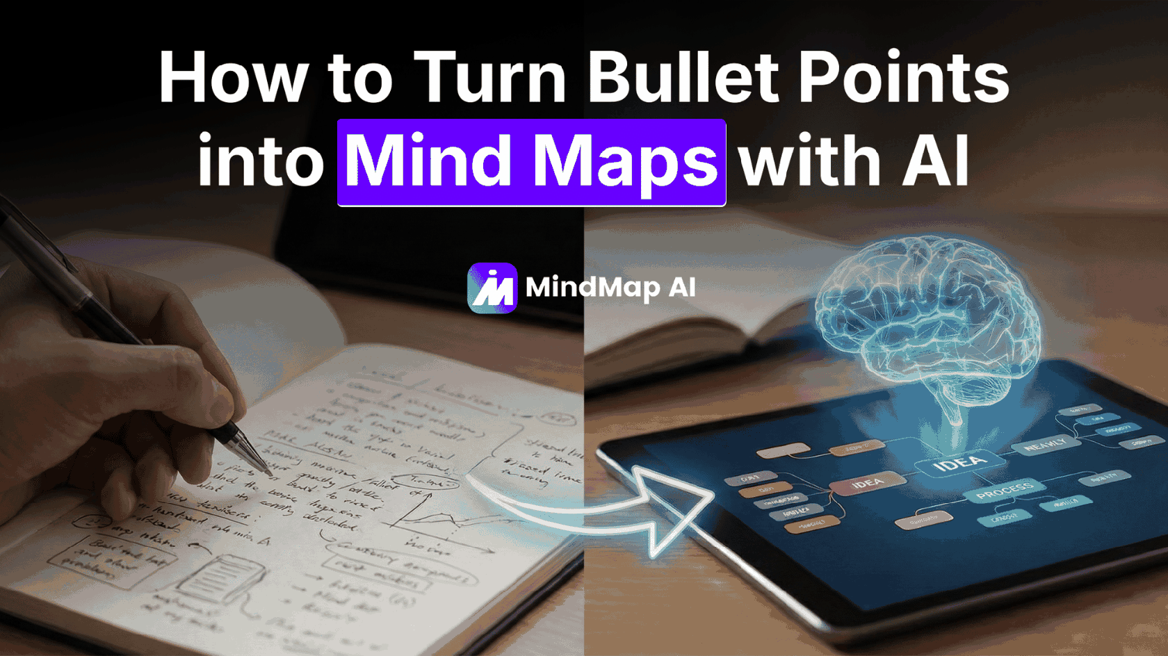 How to Turn Bullet Points into Mind Maps with AI