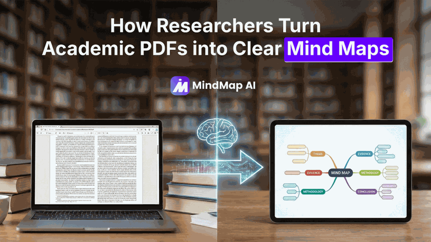 How Researchers Turn Academic PDFs into Clear Mind Maps
