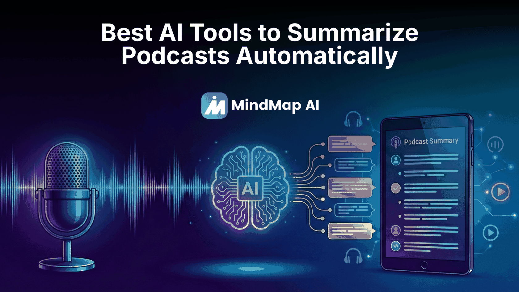 Best AI Podcast Summarizers in 2026: Visual Notes & Maps