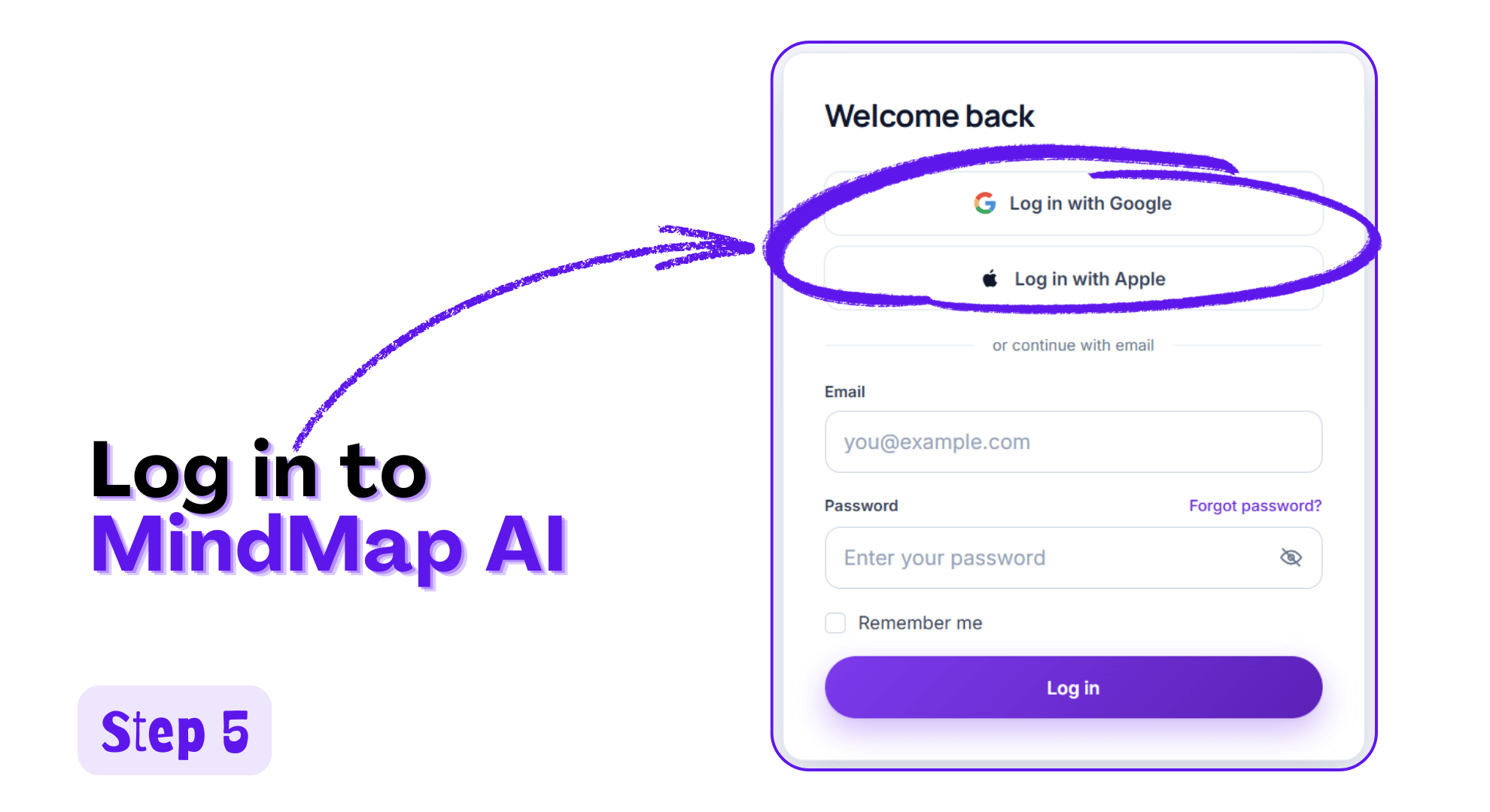 MindMap AI login window opened from the ChatGPT plugin install flow