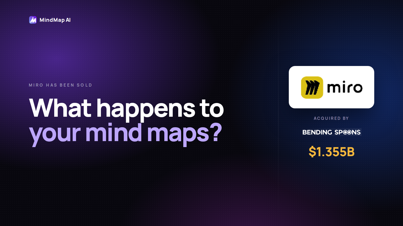 Miro Sold to Bending Spoons: What Happens to Your Mind Maps?