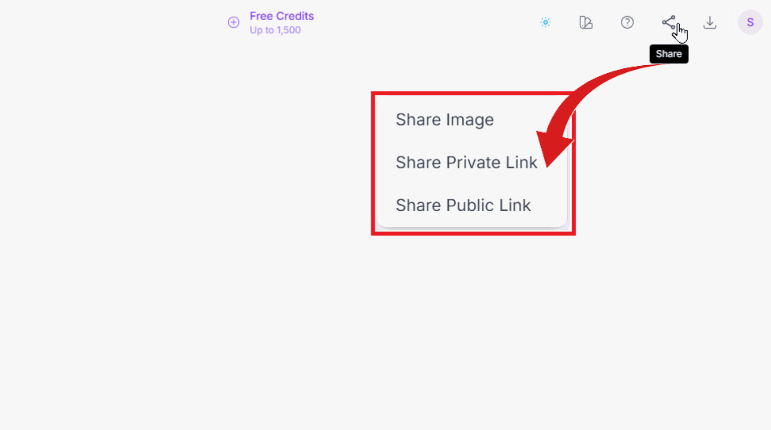 Step 3.2: Sharing Options