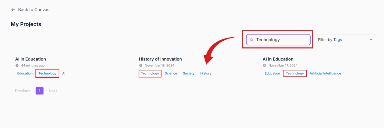 Search Feature
