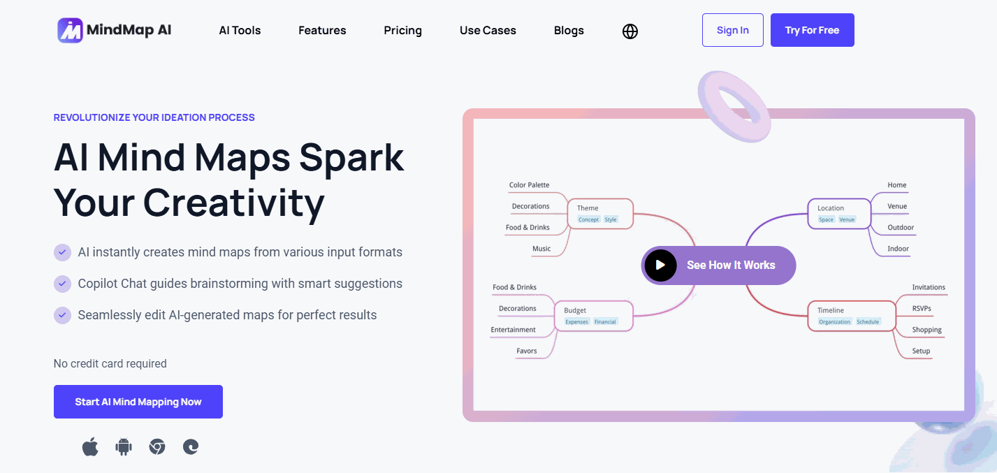 MindMap AI Interface