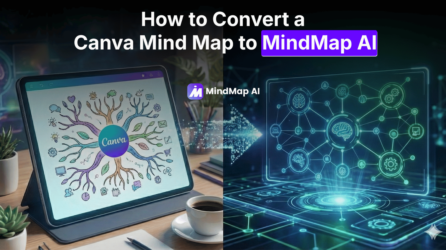 How to Convert a Canva Mind Map to MindMap AI