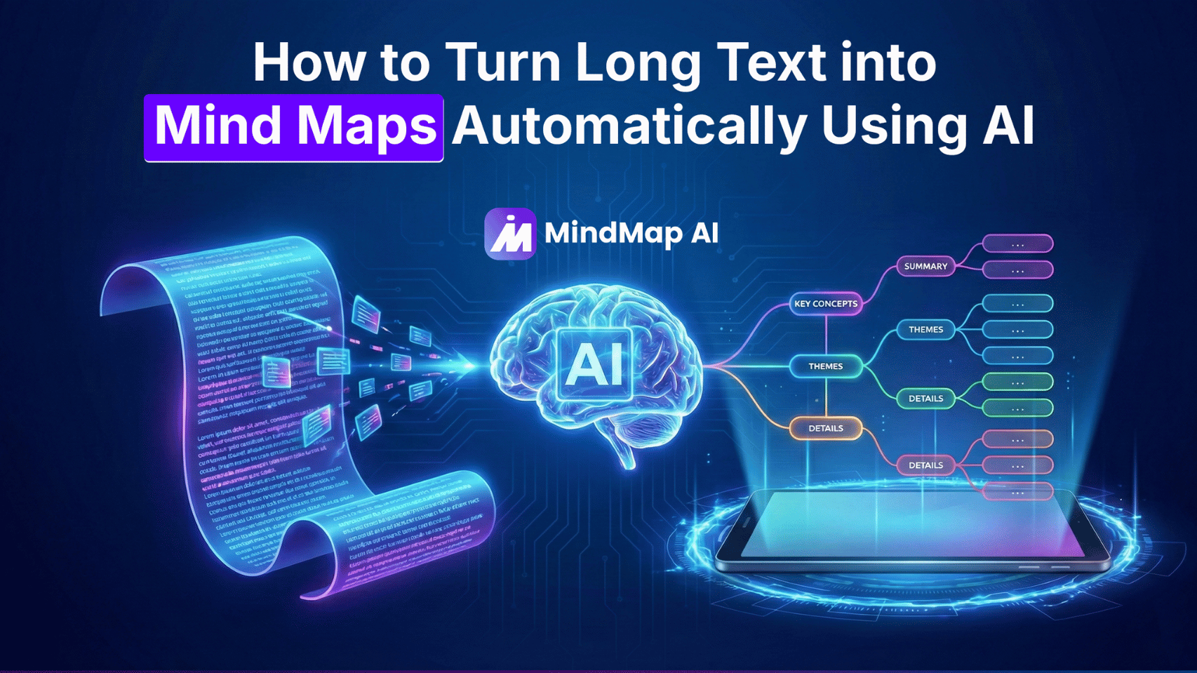 How to Turn Long Text into Mind Maps Using AI
