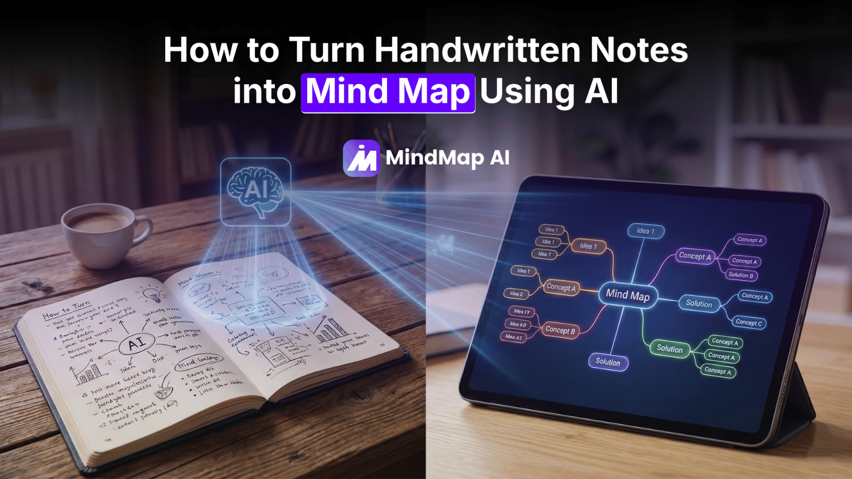How to Turn Handwritten Notes into Digital Mind Maps Using AI