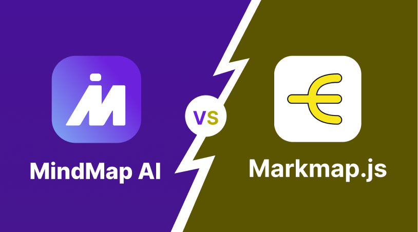 MindMap AI vs Markmap.js comparison