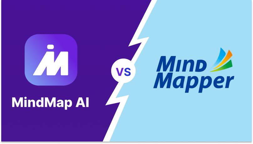 مقارنة بين MindMap AI و MindMapper