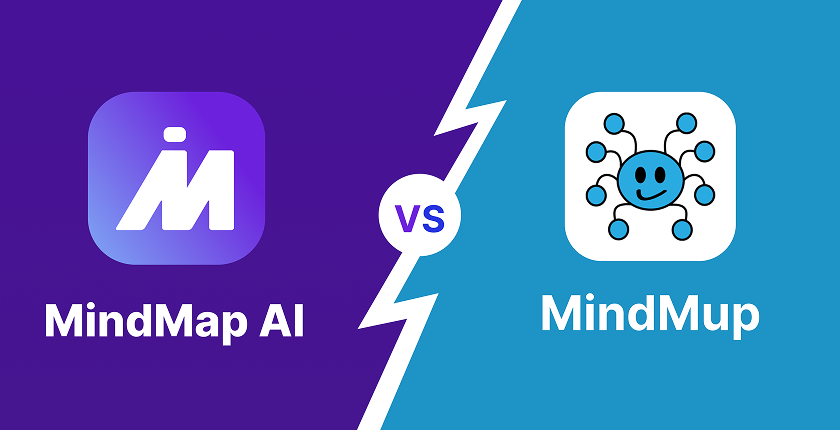 MindMap AI vs MindMup Comparison