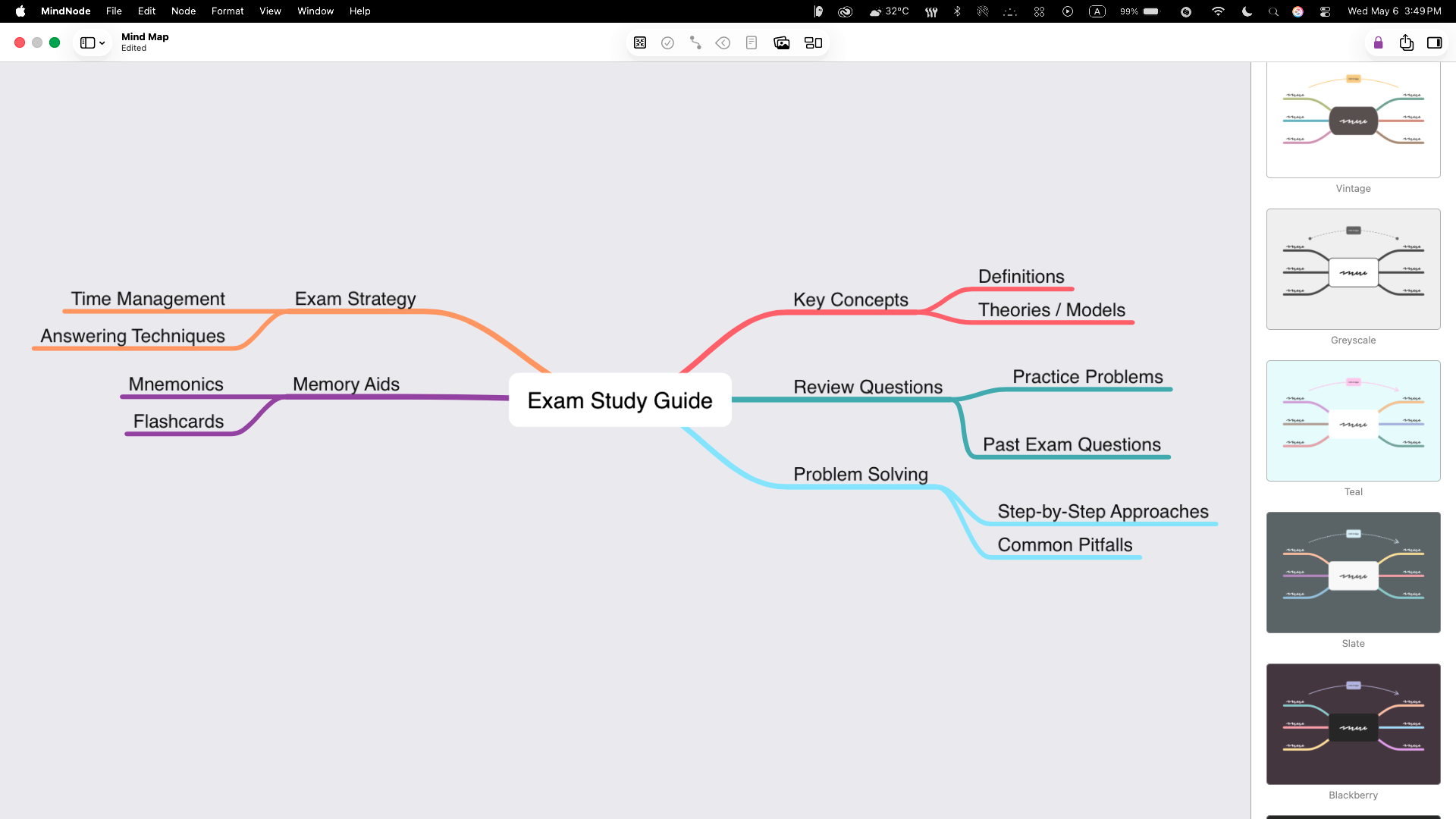 MindNode Interface