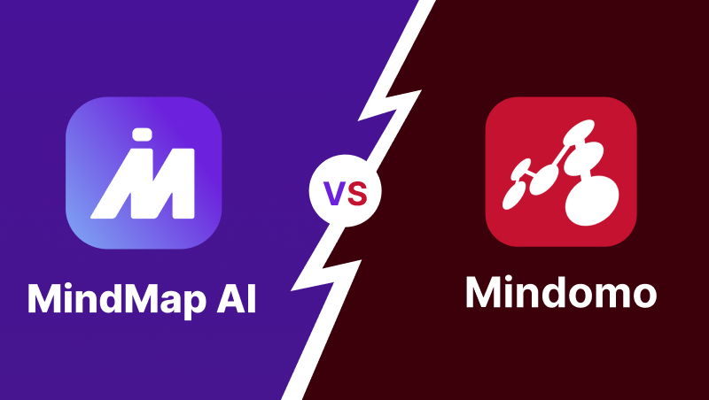 مقارنة بين MindMap AI و Mindomo