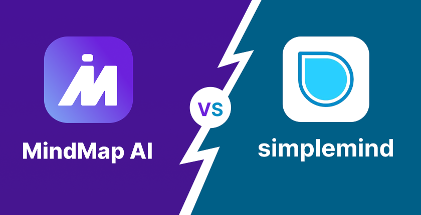 MindMap AI vs SimpleMind Comparison