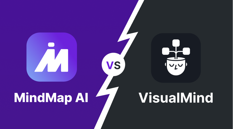 مقارنة بين MindMap AI و VisualMind