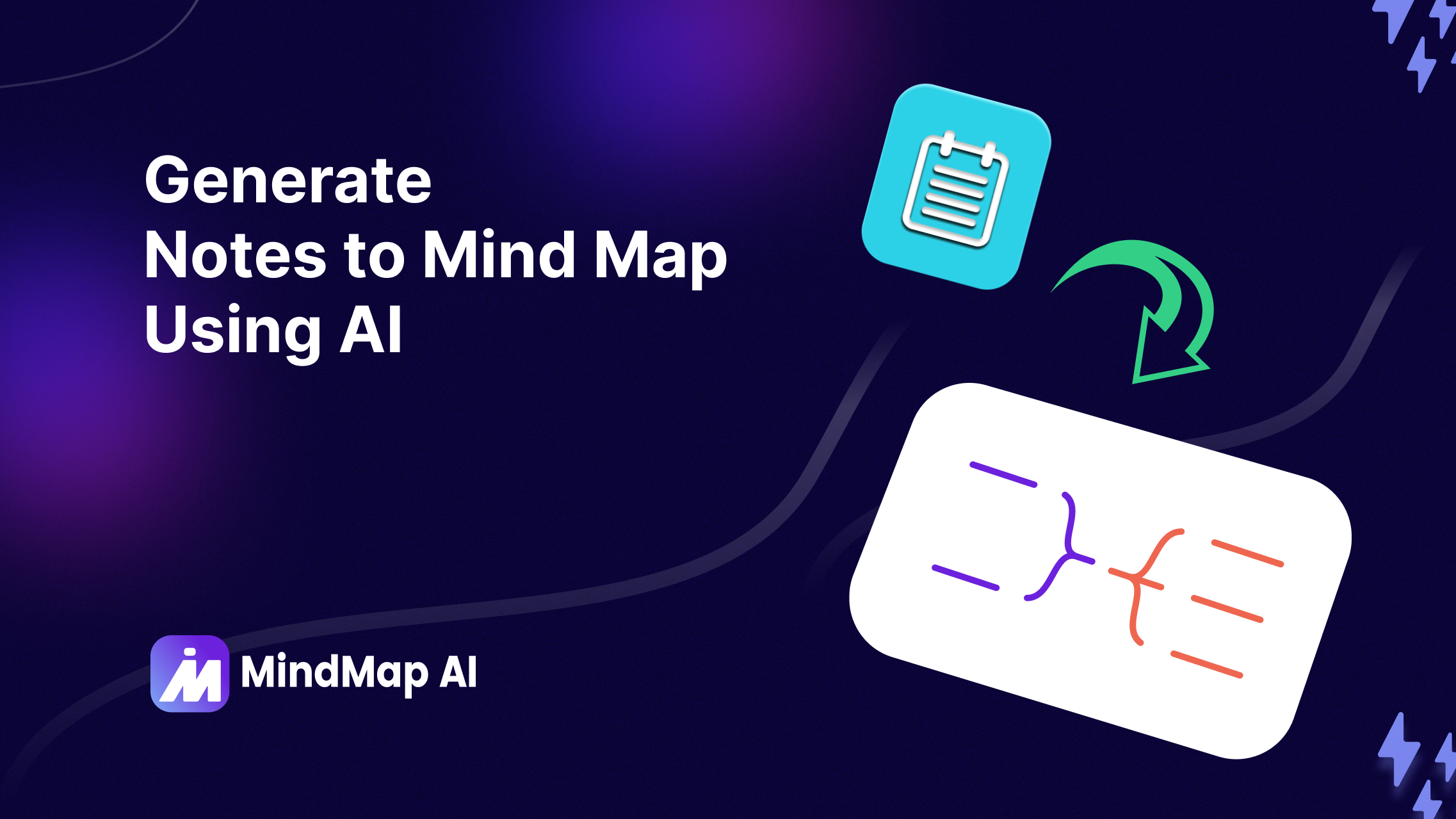 AI-notater til tankekartgenerator
