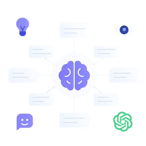 Pré-visualização da interface GPT MindMap AI