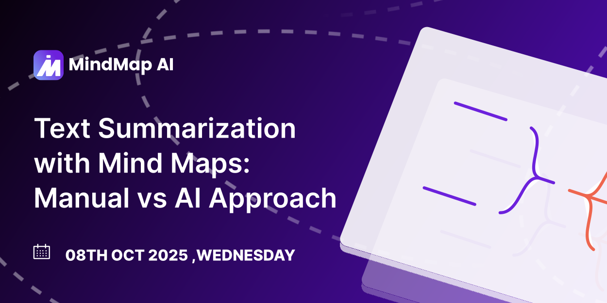 Text Summarization with Mind Maps: Manual vs AI Approach